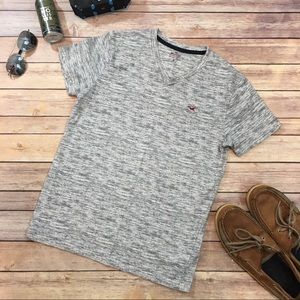 Sz XS Hollister Mens Must Have V-Neck Gray T-Shirt